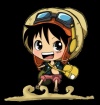 STRONG WORLD Chibi Luffy by Minama-001 1